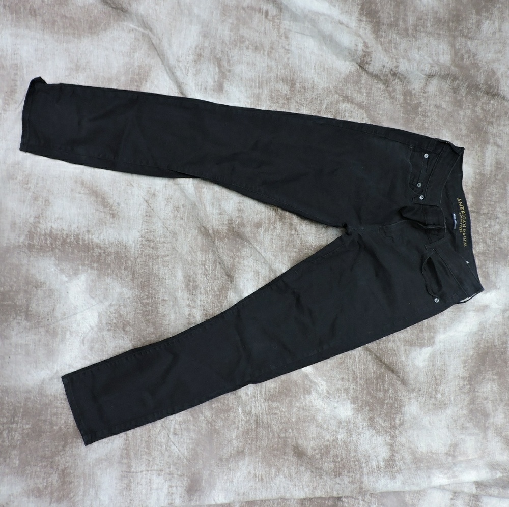 American Eagle Washed Black Denim